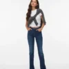 Vmflash Mid Rise Flared Fit Jeans