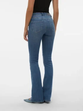 Vmflash Mid Rise Flared Fit Jeans