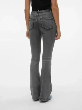 Vmflash Mid Rise Flared Fit Jeans