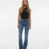 Vmflash Mid Rise Flared Fit Jeans