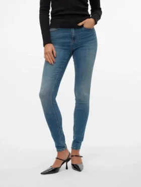 Vmflash Mid Rise Skinny Fit Jeans