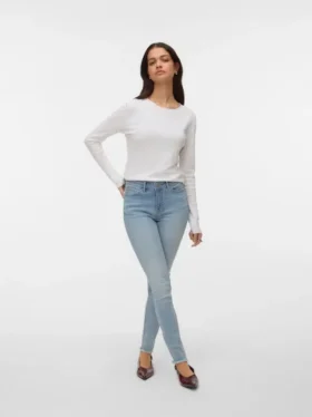 Vmflash Mid Rise Skinny Fit Jeans