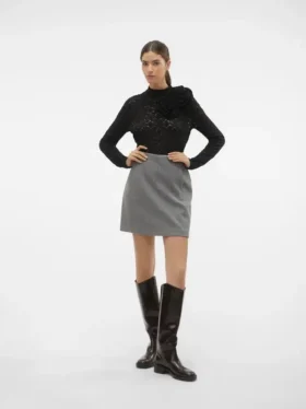 Vmfortuneallison kurzer Rock mit hoher Taille