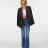 Vmgigi Jeans mit hoher Leibhöhe und ausgestelltem Schnitt