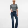 Vmgigi Jeans mit hoher Leibhöhe und ausgestelltem Schnitt
