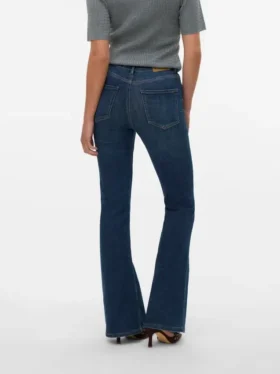 Vmgigi Jeans mit hoher Leibhöhe und ausgestelltem Schnitt