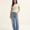 Vmhallie Low-Rise-Jeans in weiter Passform Vmhallie Low-Rise-Jeans in weiter Passform