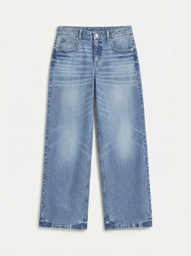 Vmhallie Low-Rise-Jeans in weiter Passform Vmhallie Low-Rise-Jeans in weiter Passform