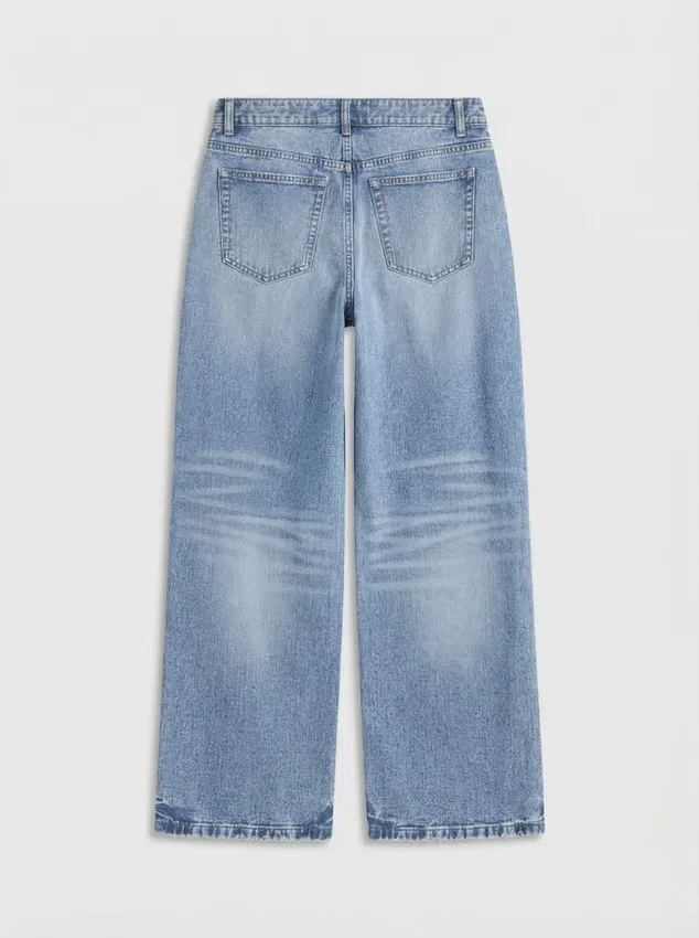 Vmhallie Low-Rise-Jeans in weiter Passform Vmhallie Low-Rise-Jeans in weiter Passform