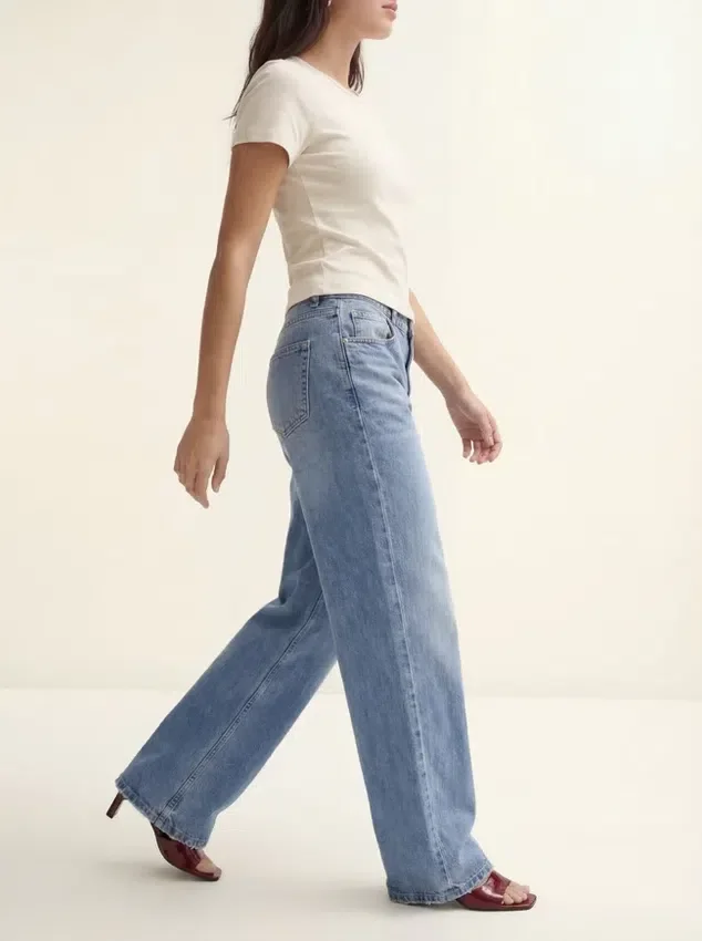 Vmhallie Low-Rise-Jeans in weiter Passform Vmhallie Low-Rise-Jeans in weiter Passform