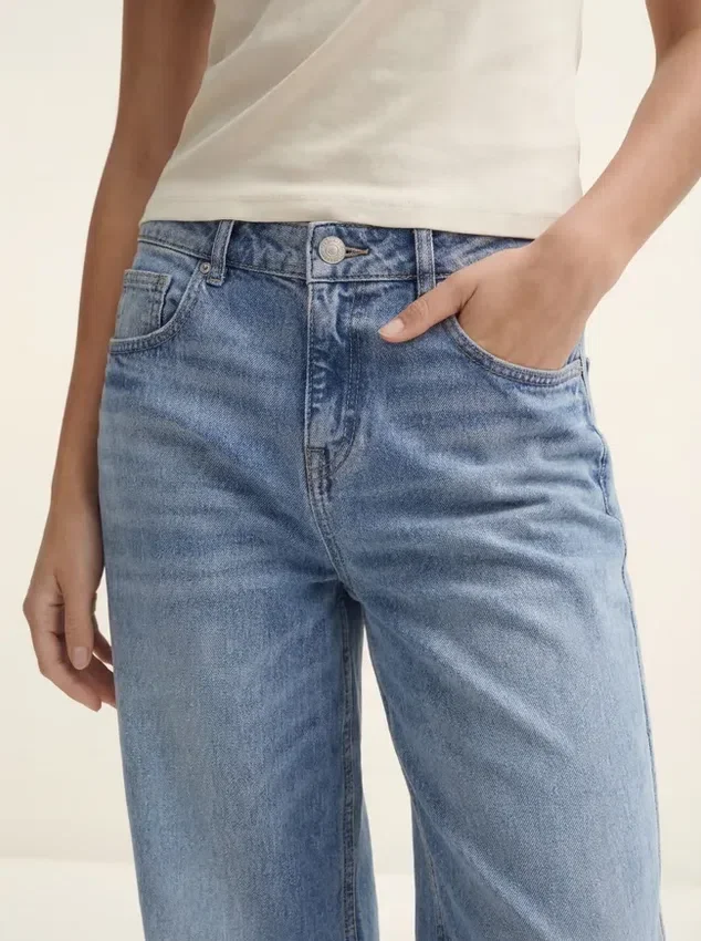 Vmhallie Low-Rise-Jeans in weiter Passform Vmhallie Low-Rise-Jeans in weiter Passform
