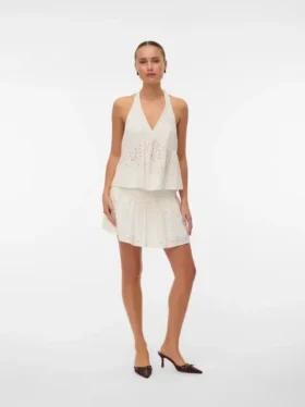 Vmhay kurzer Rock mit hoher Taille als Shorts