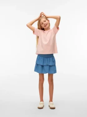 Vmida kurzer Rock mit mittlerer Taillenhöhe als Shorts