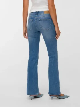 Vmjean Low-Rise-Jeans mit ausgestelltem Schnitt