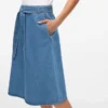 Vmjolene Midi-Rock mit hoher Taille