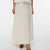 Vmjosie langer Rock mit hoher Taille