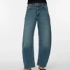 Vmjuno Mid Rise Barrel Fit Jeans