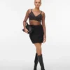 Vmkreta kurzer Short-Rock mit hoher Taille