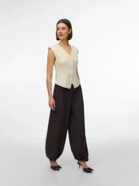 Vmleia-Hose mit mittlerer Taillenhöhe