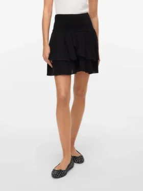 Vmlinn kurzer Rock mit hoher Taille als Shorts