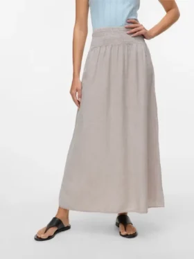Vmlinn langer Rock mit hoher Taille