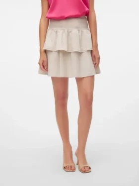 Vmluna kurzer Rock mit hoher Taille als Shorts