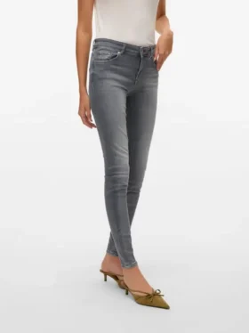 Vmlux Mid Rise Slim Fit Jeans