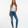 Vmlux Mid Rise Slim Fit Jeans