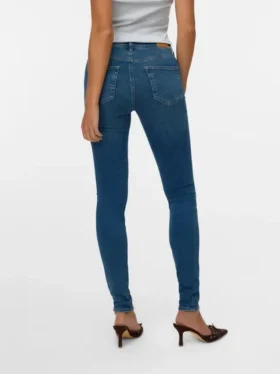 Vmlux Mid Rise Slim Fit Jeans