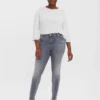 Vmlux Mid Rise Slim Fit Jeans