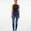 Vmlux Mid Rise Slim Fit Jeans
