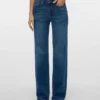Vmmelisa Jeans mit mittlerer Leibhöhe und weitem Bein