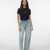 Vmmilou Jeans mit mittlerer Taillenhöhe und weitem Bein