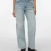 Vmmilou Jeans mit mittlerer Taillenhöhe und weitem Bein