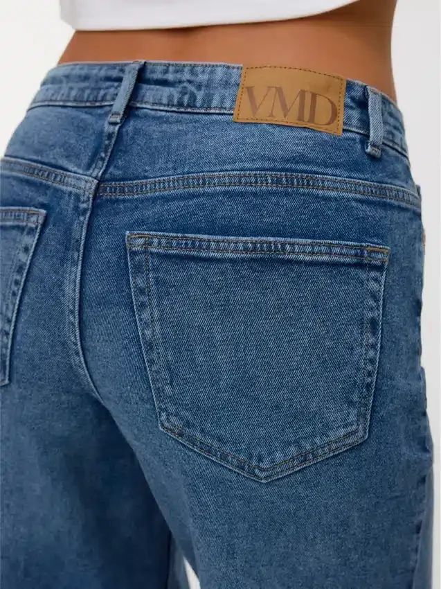 Vmmira Mid Rise Wide Fit – Cropped-Jeans Vmmira Mid Rise Wide Fit – Cropped-Jeans