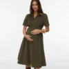 Vmmray Cord-Umstandsmode-Kleid