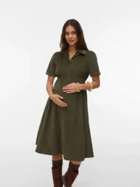 Vmmray Cord-Umstandsmode-Kleid