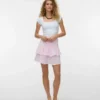 Vmnatali kurzer Short-Rock mit hoher Taille