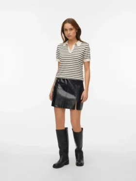 Vmnelly kurzer Rock mit hoher Taille als Shorts