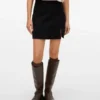 Vmnelly kurzer Rock mit hoher Taille als Shorts