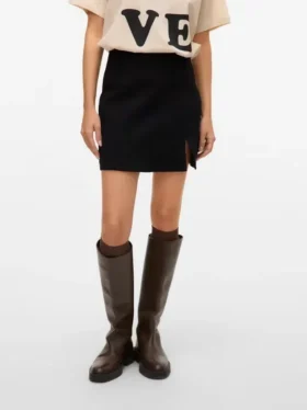 Vmnelly kurzer Rock mit hoher Taille als Shorts