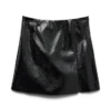 Vmnelly kurzer Rock mit hoher Taille als Shorts