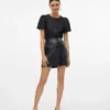 Vmnelly kurzer Rock mit hoher Taille als Shorts