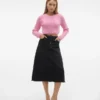 Vmnelly langer Rock mit hoher Taille
