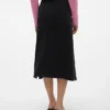 Vmnelly langer Rock mit hoher Taille