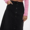 Vmnelly langer Rock mit hoher Taille