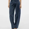 Vmollie Jeans mit hoher Taille und Ballon-Passform