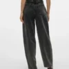 Vmollie Jeans mit hoher Taille und Ballon-Passform
