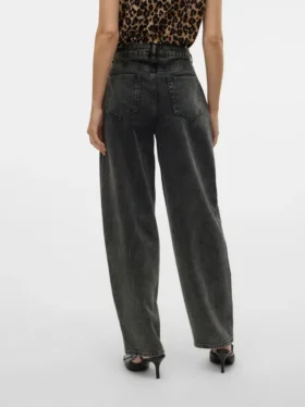 Vmollie Jeans mit hoher Taille und Ballon-Passform