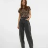 Vmollie Jeans mit hoher Taille und Ballon-Passform